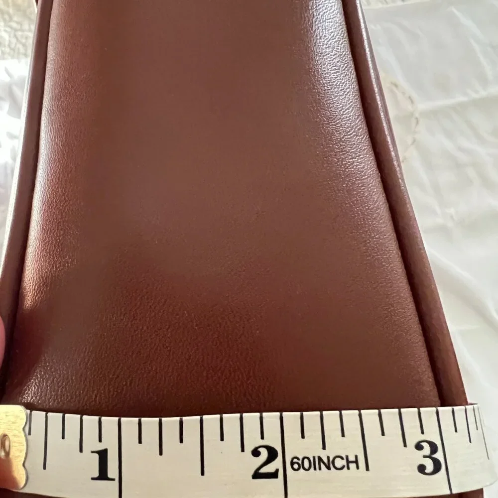 Vintage Coach Tobacco Tan Leather 6457 Brief/Laptop Case NWT